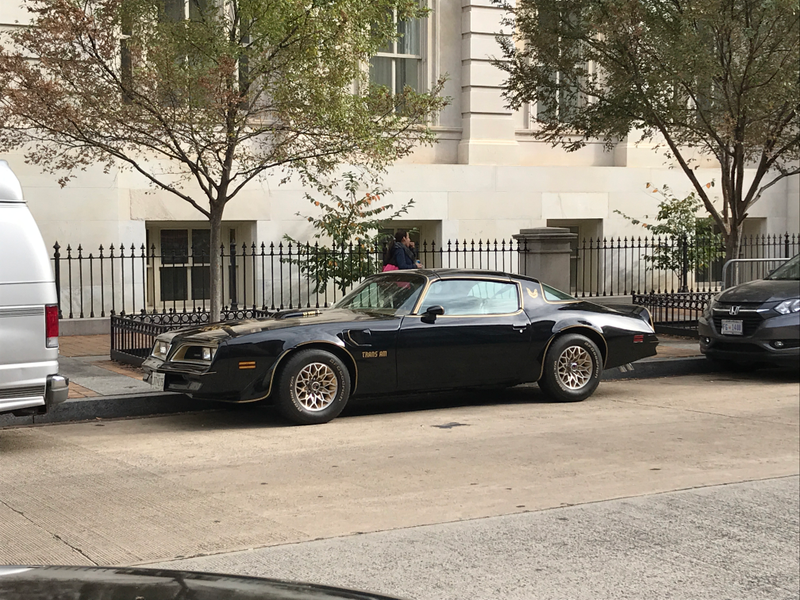In addition to all the cars there, there was a Trans Am parked right around the block.